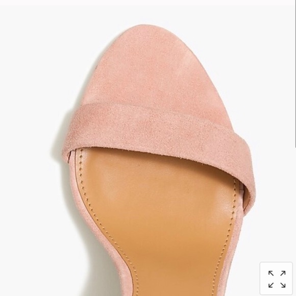 NIB Jcrew Suede Block Heel Sandal - Picture 2 of 10